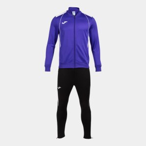 JOMA CHAMPIONSHIP VII TRACKSUIT PURPLE WHITE BLACK