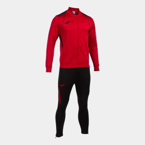 JOMA CHAMPIONSHIP VII TRACKSUIT RED BLACK