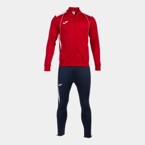 JOMA CHAMPIONSHIP VII TRACKSUIT RED WHITE NAVY