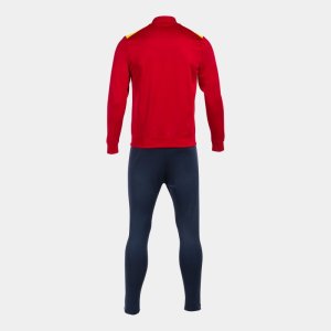 JOMA CHAMPIONSHIP VII TRACKSUIT RED YELLOW NAVY