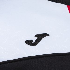 JOMA CREW V SWEATSHIRT BLACK RED WHITE