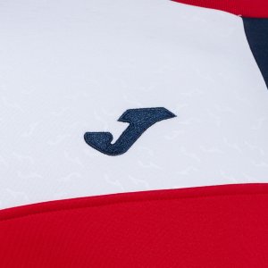 JOMA CREW V SWEATSHIRT RED NAVY WHITE