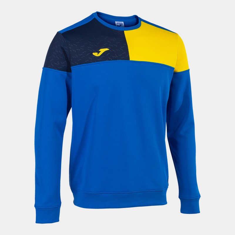 JOMA CREW V SWEATSHIRT ROYAL YELLOW NAVY