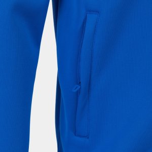 JOMA CREW V ZIP-UP HOODIE ROYAL YELLOW NAVY