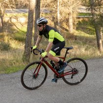 JOMA CRONO CYCLING SHORTS BLACK FLUOR YELLOW