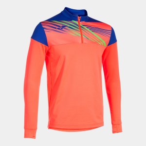 JOMA ELITE X SWEATSHIRT FLUOR CORAL ROYAL