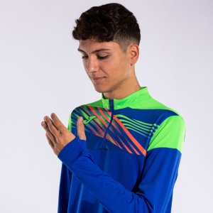JOMA ELITE X SWEATSHIRT ROYAL FLUOR GREEN