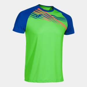 JOMA ELITE X SHORT SLEEVE T-SHIRT FLUOR GREEN ROYAL