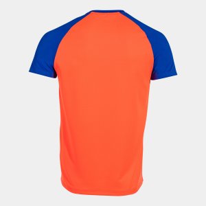 JOMA ELITE X SHORT SLEEVE T-SHIRT FLUOR CORAL ROYAL