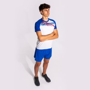 JOMA ELITE X SHORT SLEEVE T-SHIRT WHITE ROYAL