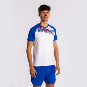 JOMA ELITE X SHORT SLEEVE T-SHIRT WHITE ROYAL