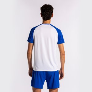 JOMA ELITE X SHORT SLEEVE T-SHIRT WHITE ROYAL