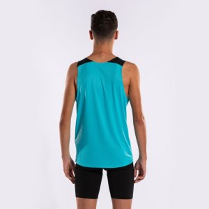 JOMA ELITE X SLEEVELESS SHIRT FLUOR TURQUOISE BLACK