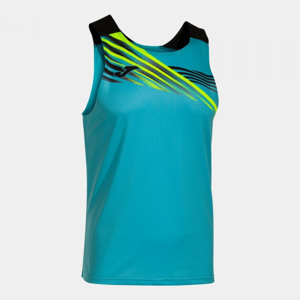JOMA ELITE X SLEEVELESS SHIRT FLUOR TURQUOISE BLACK
