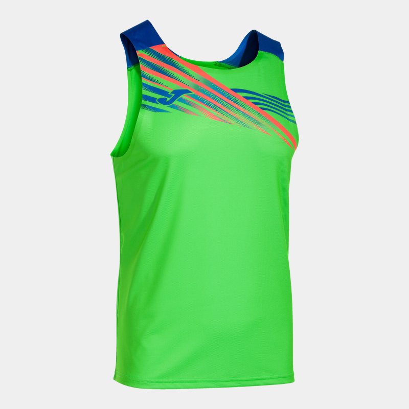 JOMA ELITE X SLEEVELESS SHIRT FLUOR GREEN ROYAL