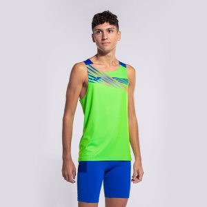 JOMA ELITE X SLEEVELESS SHIRT FLUOR GREEN ROYAL