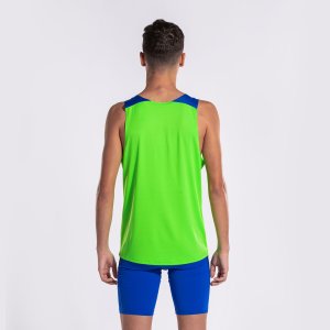 JOMA ELITE X SLEEVELESS SHIRT FLUOR GREEN ROYAL