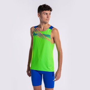 JOMA ELITE X SLEEVELESS SHIRT FLUOR GREEN ROYAL
