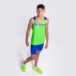 JOMA ELITE X SLEEVELESS SHIRT FLUOR GREEN ROYAL