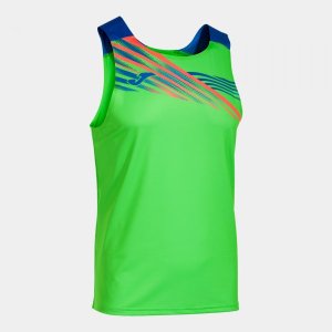 JOMA ELITE X SLEEVELESS SHIRT FLUOR GREEN ROYAL