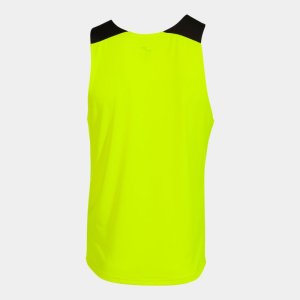 JOMA ELITE X SLEEVELESS SHIRT FLUOR YELLOW BLACK