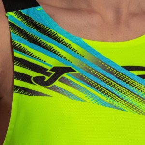 JOMA ELITE X SLEEVELESS SHIRT FLUOR YELLOW BLACK