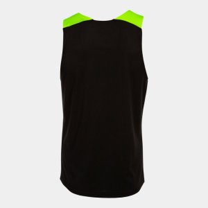 JOMA ELITE X SLEEVELESS SHIRT BLACK FLUOR YELLOW