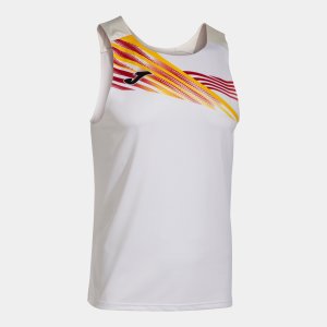 JOMA ELITE X SLEEVELESS SHIRT WHITE