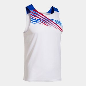 JOMA ELITE X SLEEVELESS SHIRT WHITE ROYAL