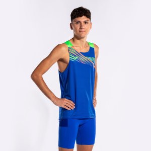 JOMA ELITE X SLEEVELESS SHIRT ROYAL FLUOR GREEN