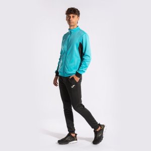 JOMA DERBY TRACKSUIT FLUOR TURQUOISE BLACK