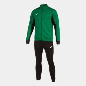 JOMA DERBY TRACKSUIT GREEN BLACK