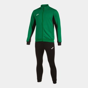 JOMA DERBY TRACKSUIT GREEN BLACK
