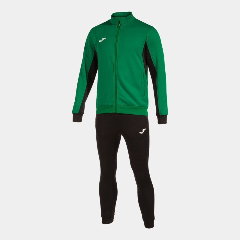 JOMA DERBY TRACKSUIT GREEN BLACK