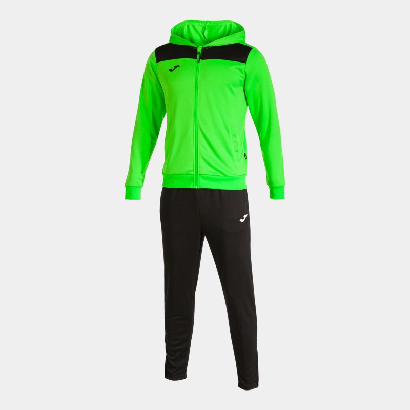 JOMA PHOENIX II TRACKSUIT FLUOR GREEN BLACK