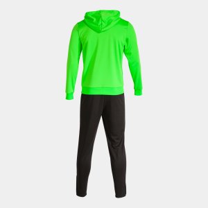 JOMA PHOENIX II TRACKSUIT FLUOR GREEN BLACK