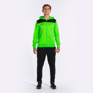 JOMA PHOENIX II TRACKSUIT FLUOR GREEN BLACK