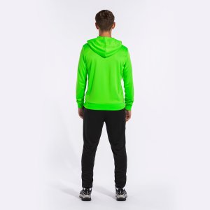 JOMA PHOENIX II TRACKSUIT FLUOR GREEN BLACK