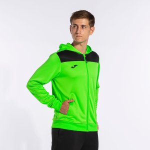 JOMA PHOENIX II TRACKSUIT FLUOR GREEN BLACK