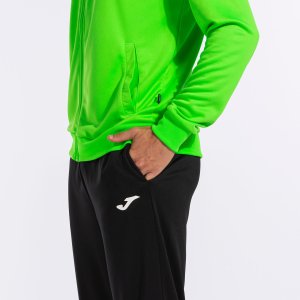 JOMA PHOENIX II TRACKSUIT FLUOR GREEN BLACK