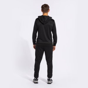 JOMA PHOENIX II TRACKSUIT BLACK FLUOR YELLOW