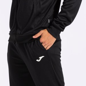 JOMA PHOENIX II TRACKSUIT BLACK FLUOR YELLOW