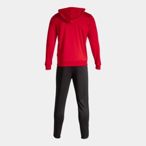 JOMA PHOENIX II TRACKSUIT RED BLACK