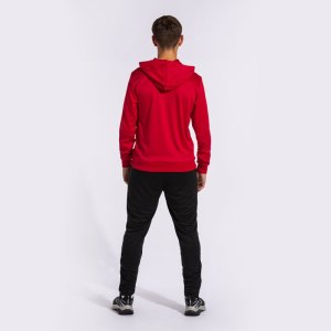 JOMA PHOENIX II TRACKSUIT RED BLACK