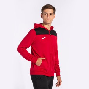 JOMA PHOENIX II TRACKSUIT RED BLACK