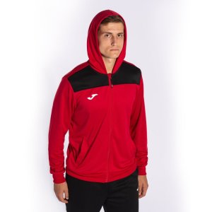 JOMA PHOENIX II TRACKSUIT RED BLACK