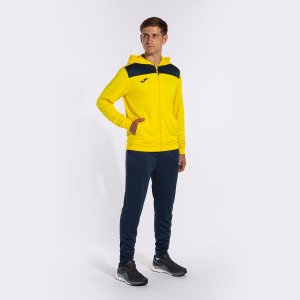 JOMA PHOENIX II TRACKSUIT YELLOW NAVY