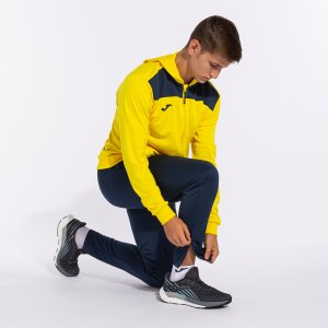 JOMA PHOENIX II TRACKSUIT YELLOW NAVY