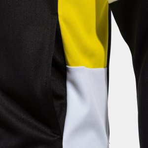 JOMA DANUBIO II TRACKSUIT BLACK YELLOW WHITE