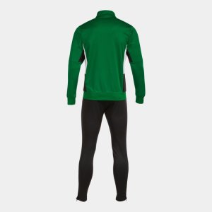 JOMA DANUBIO II TRACKSUIT GREEN BLACK WHITE